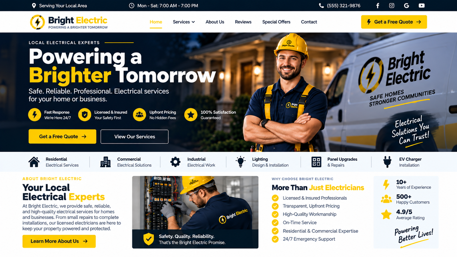 LocalFlow Plumbing Website Preview
